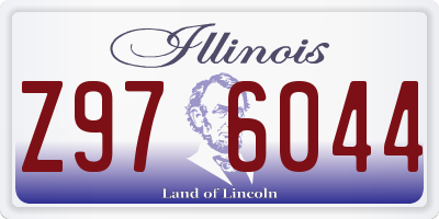 IL license plate Z976044