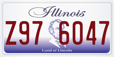 IL license plate Z976047