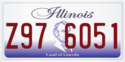 IL license plate Z976051