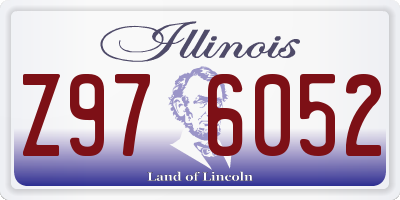 IL license plate Z976052