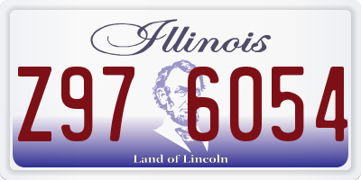 IL license plate Z976054
