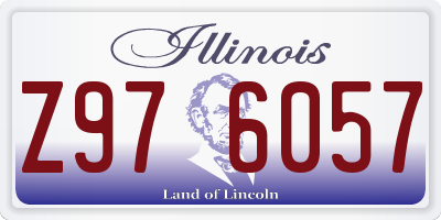 IL license plate Z976057