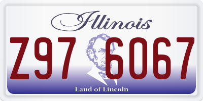 IL license plate Z976067