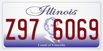 IL license plate Z976069