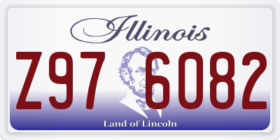 IL license plate Z976082