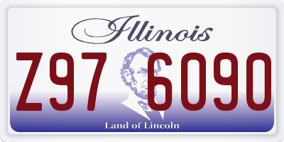 IL license plate Z976090