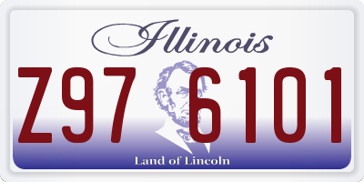 IL license plate Z976101