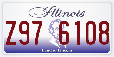 IL license plate Z976108