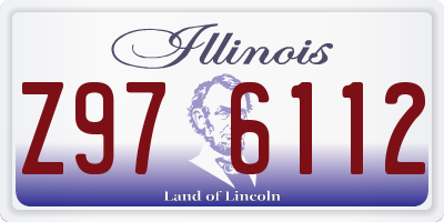 IL license plate Z976112