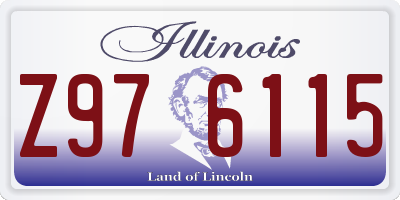 IL license plate Z976115