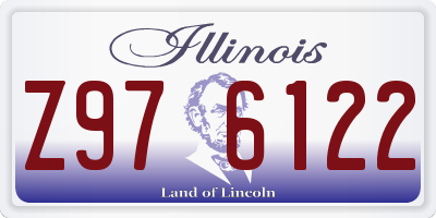 IL license plate Z976122