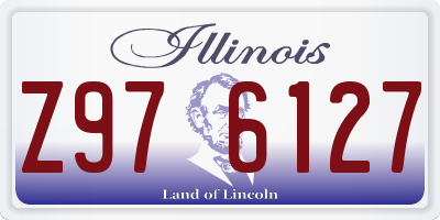 IL license plate Z976127