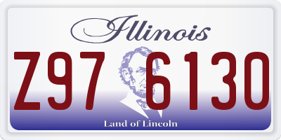 IL license plate Z976130