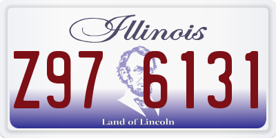 IL license plate Z976131