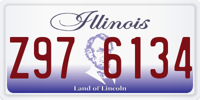 IL license plate Z976134