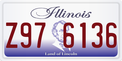 IL license plate Z976136