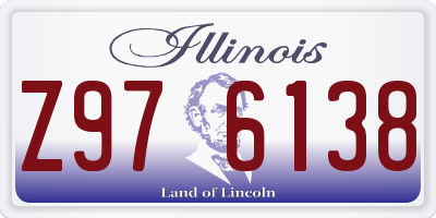 IL license plate Z976138