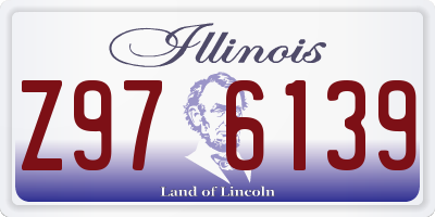 IL license plate Z976139