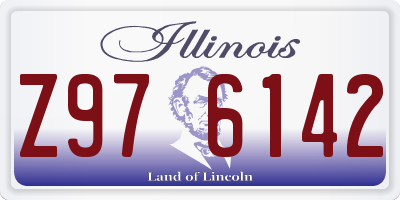 IL license plate Z976142