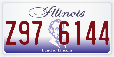 IL license plate Z976144