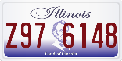 IL license plate Z976148