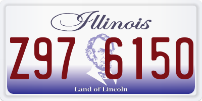 IL license plate Z976150