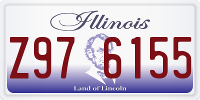 IL license plate Z976155