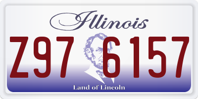 IL license plate Z976157