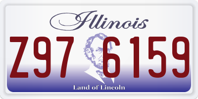 IL license plate Z976159