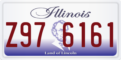IL license plate Z976161