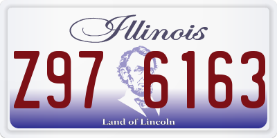 IL license plate Z976163