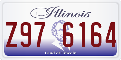 IL license plate Z976164