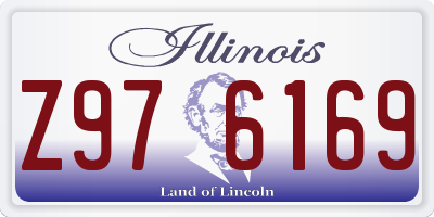 IL license plate Z976169