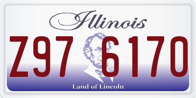 IL license plate Z976170