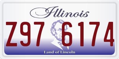 IL license plate Z976174