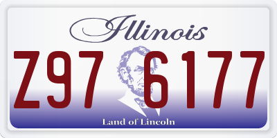 IL license plate Z976177