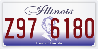 IL license plate Z976180