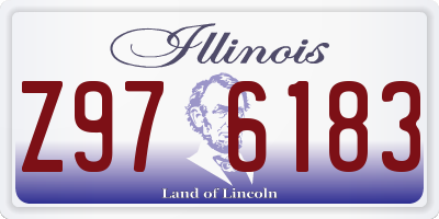 IL license plate Z976183