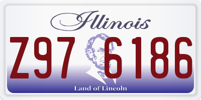 IL license plate Z976186