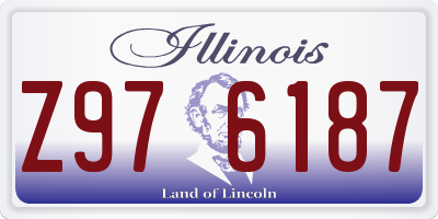 IL license plate Z976187