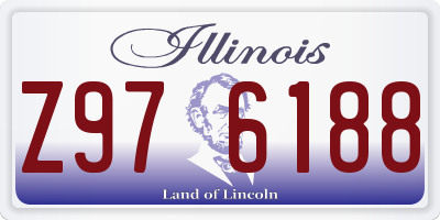 IL license plate Z976188