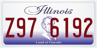 IL license plate Z976192