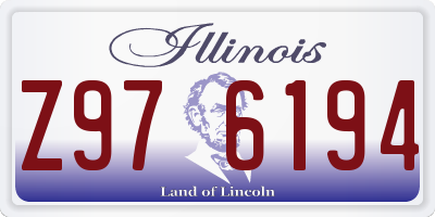 IL license plate Z976194
