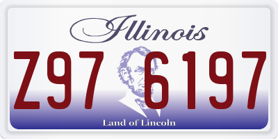 IL license plate Z976197