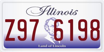 IL license plate Z976198
