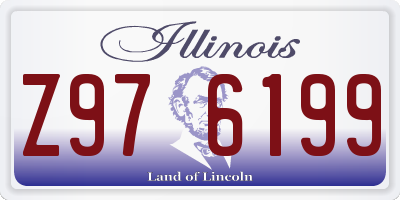 IL license plate Z976199