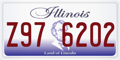 IL license plate Z976202