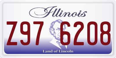 IL license plate Z976208