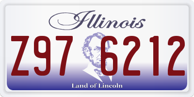 IL license plate Z976212