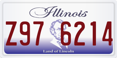 IL license plate Z976214